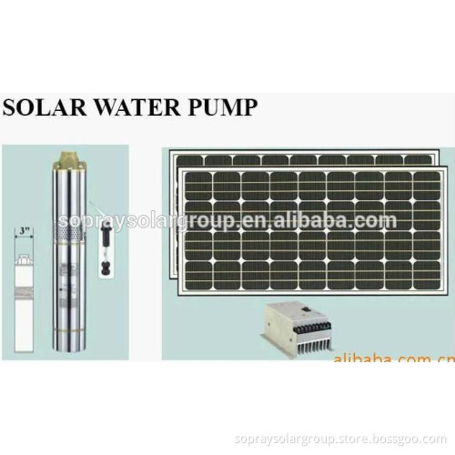 2014 hot sales farm solar water pump irrigation solar energy drip irrigation system